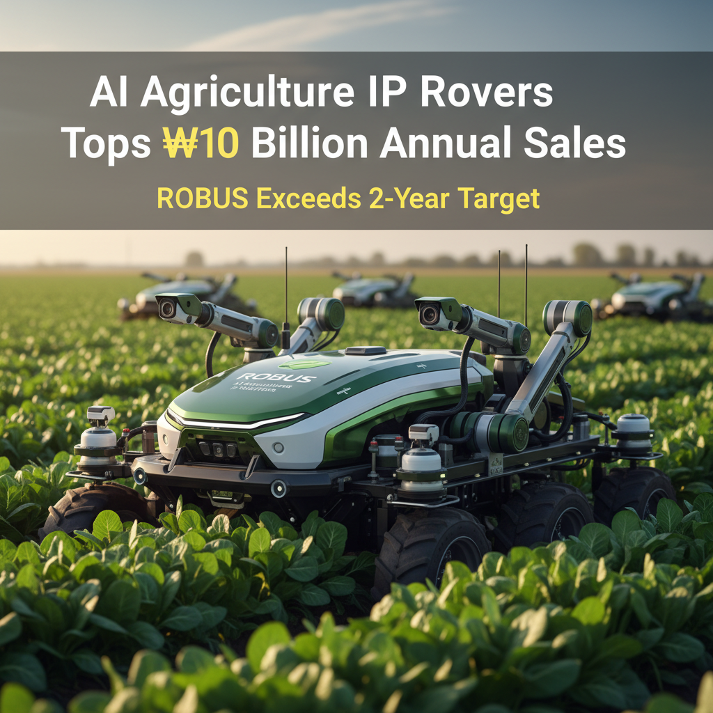 AI Agriculture IP Rovers Tops ₩10 Billion Annual Sales