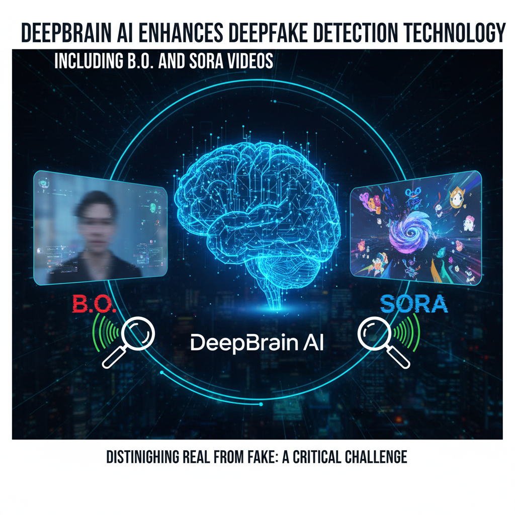 DeepBrain AI Enhances Deepfake Detection Technology, Including B.O. and Sora Videos