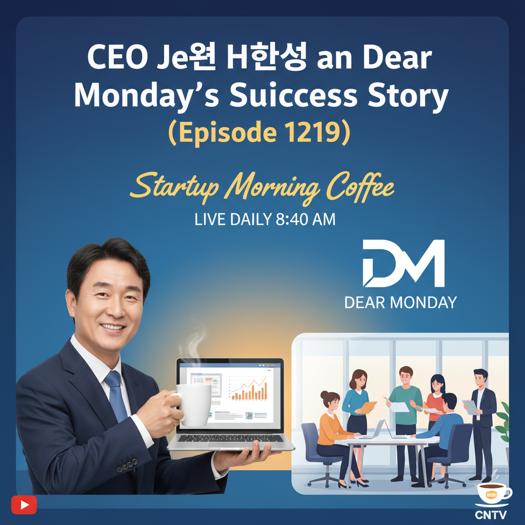 CEO Jeon Hwasung and Dear Monday's Startup Success Story (Episode 1219)
