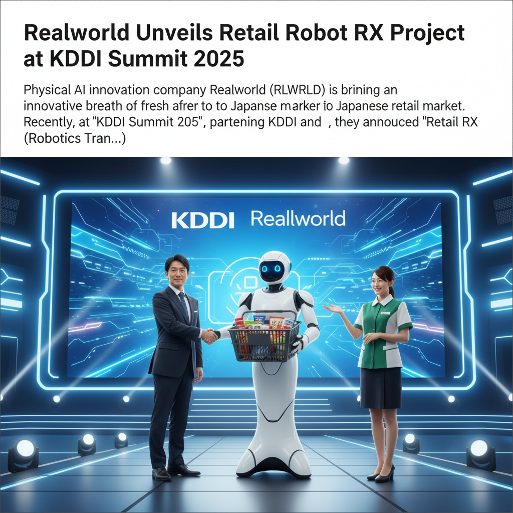Realworld Unveils Retail Robot RX Project at KDDI Summit 2025