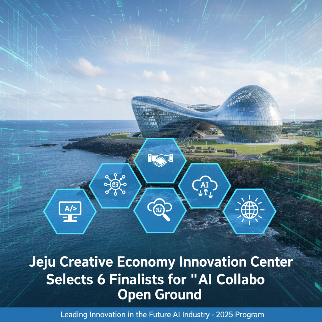Jeju Creative Economy Innovation Center Selects 6 Finalists for 'AI Collabo Open Ground'