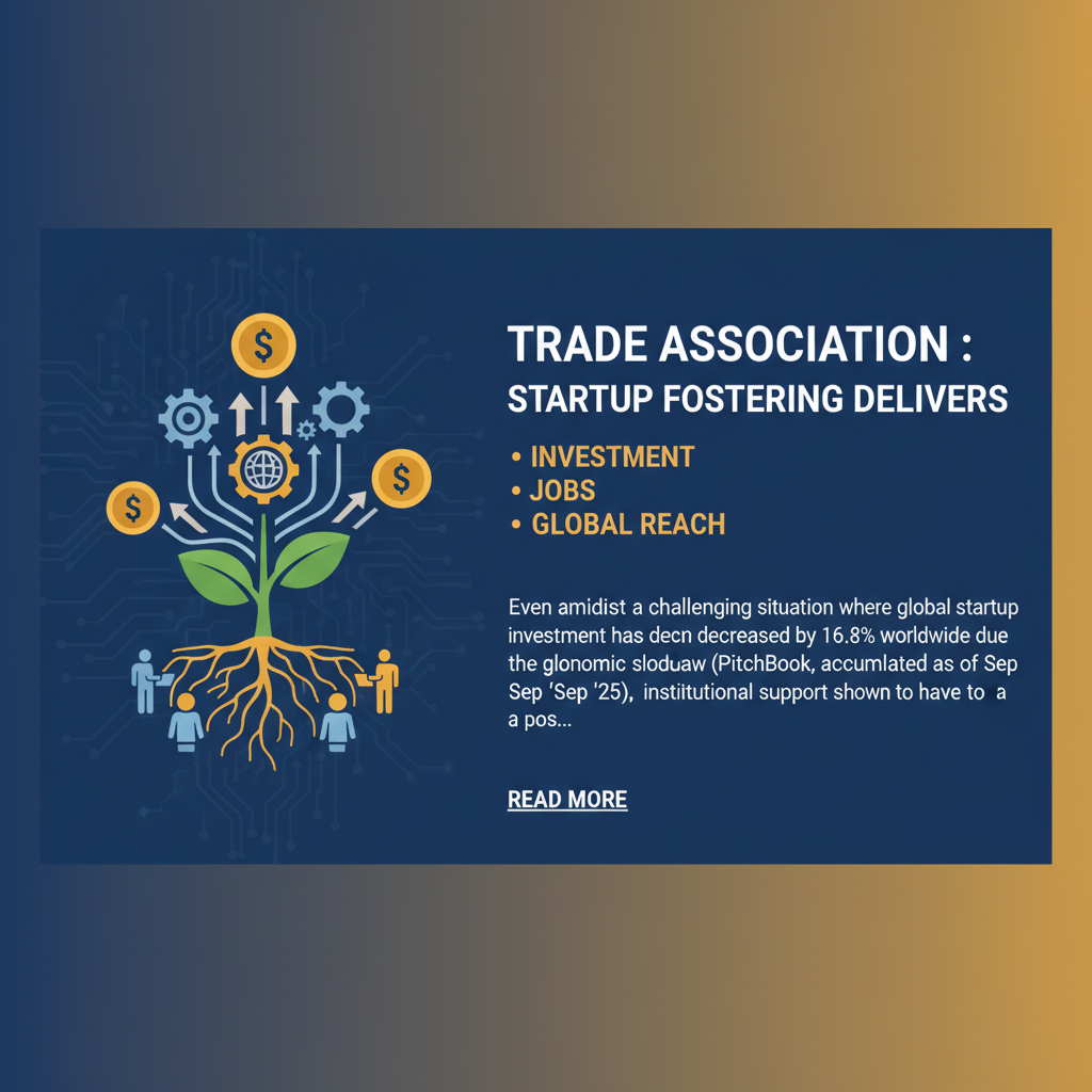 Trade Association: Startup Fostering Delivers Investment, Jobs, Global Reach