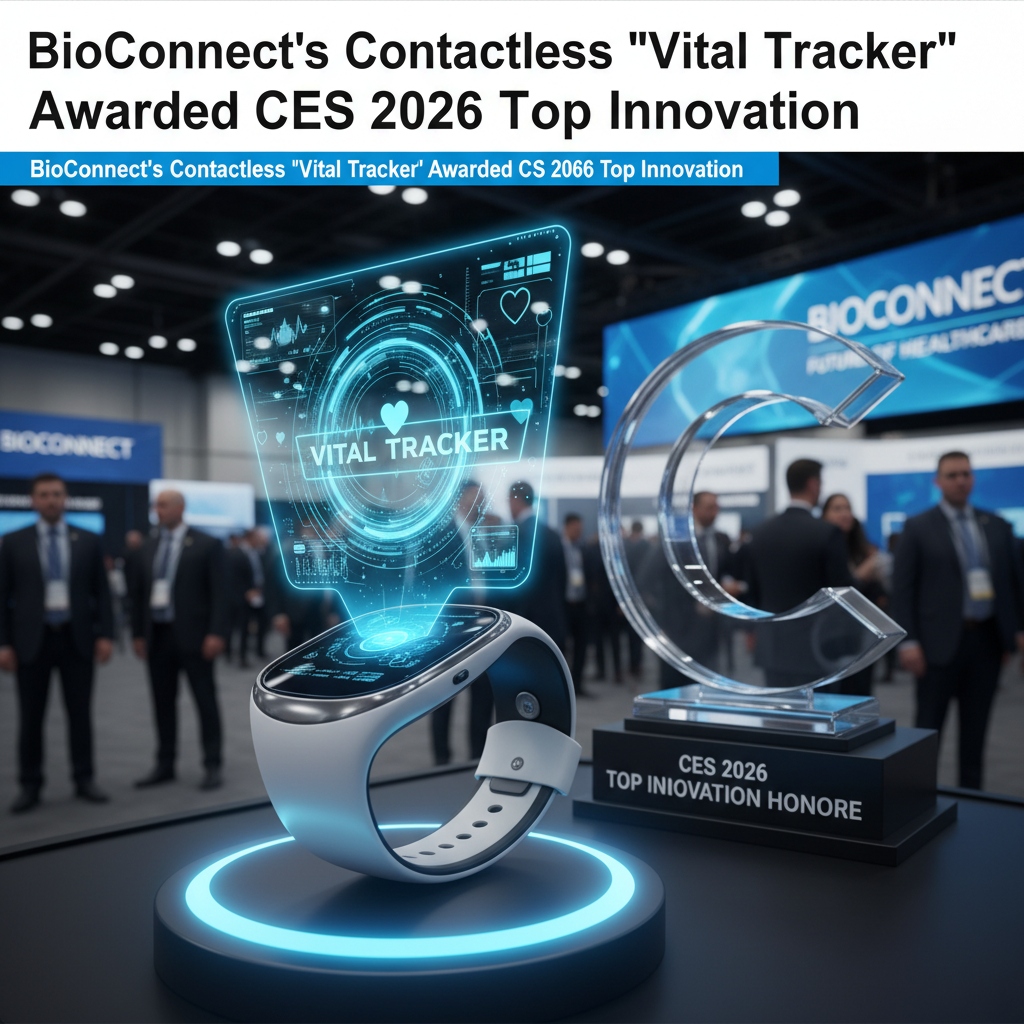 BioConnect's Contactless 'Vital Tracker' Awarded CES 2026 Top Innovation