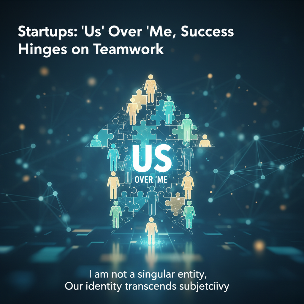Startups: 'Us' Over 'Me,' Success Hinges on Teamwork