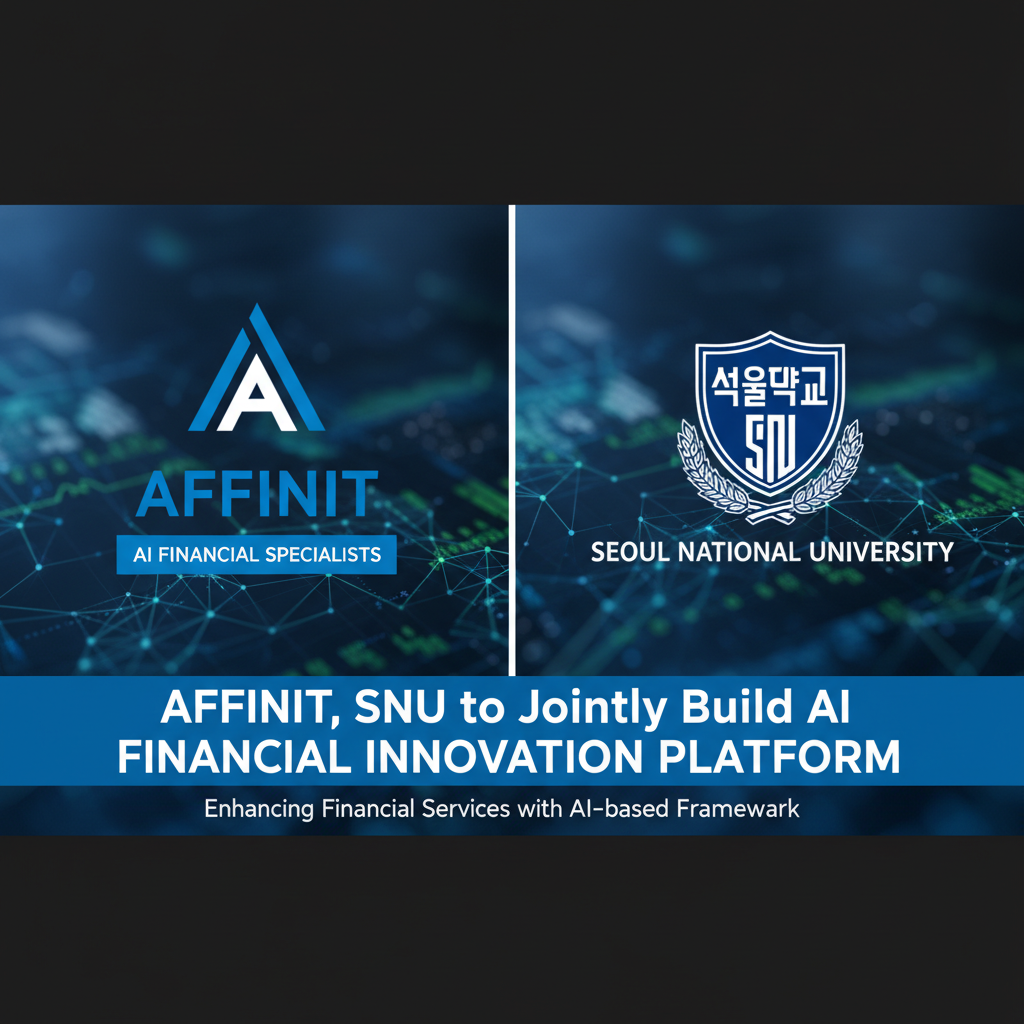 Affinit, SNU to Jointly Build AI Financial Innovation Platform
