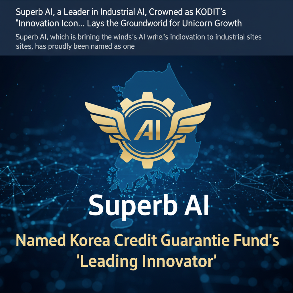 Superb AI Named Korea Credit Guarantee Fund's 'Leading Innovator'
