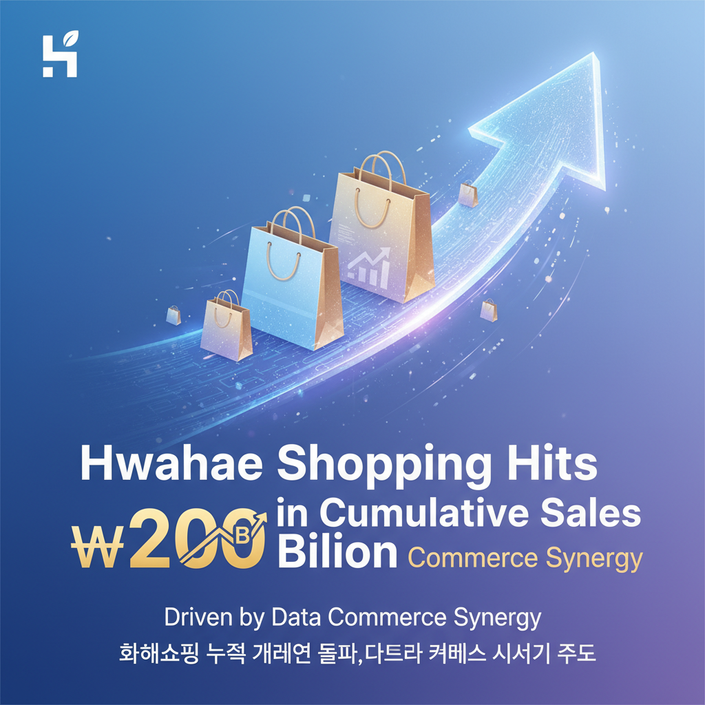 Hwahae Shopping Hits ₩200 Billion in Cumulative Sales, Driven by Data Commerce Synergy