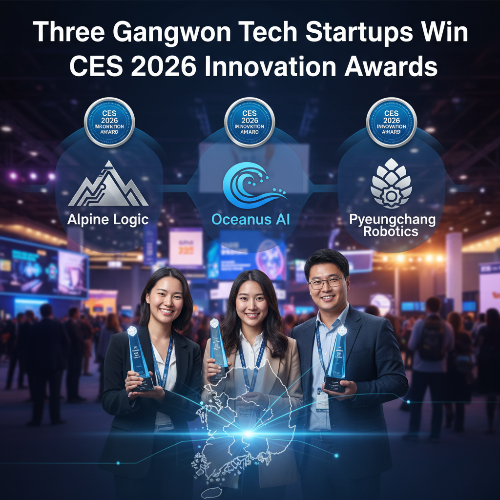 Three Gangwon Tech Startups Win CES 2026 Innovation Awards