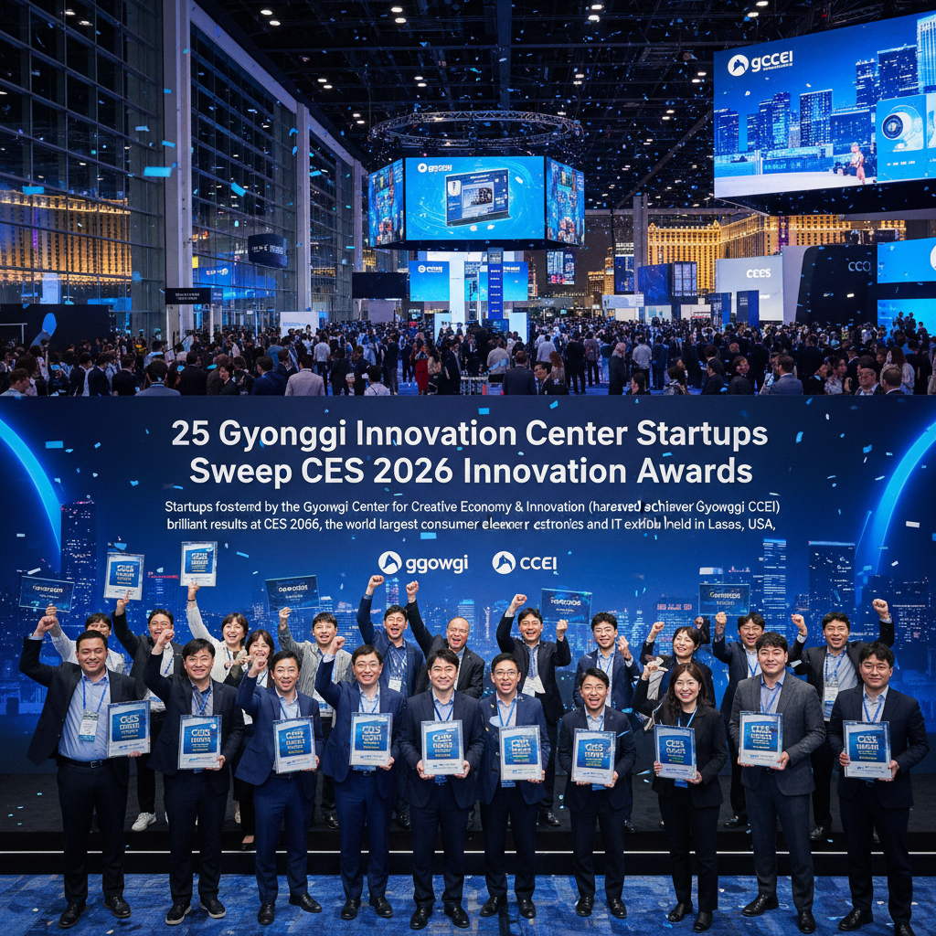 25 Gyeonggi Innovation Center Startups Sweep CES 2026 Innovation Awards