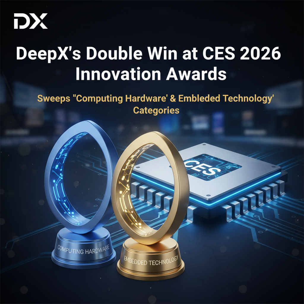 DeepX's Double Win at CES 2026 Innovation Awards