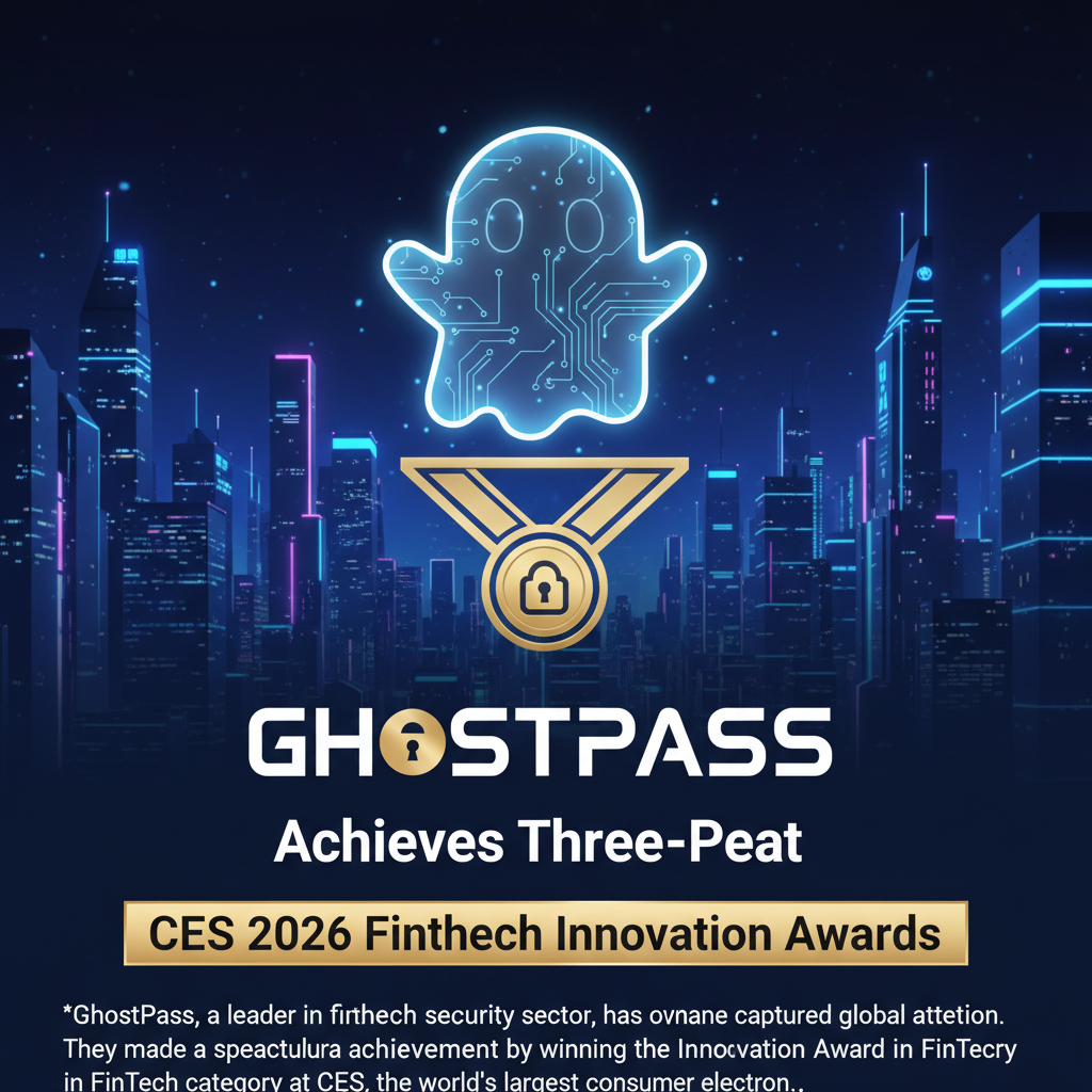 Ghostpass Achieves Three-Peat at CES 2026 Fintech Innovation Awards