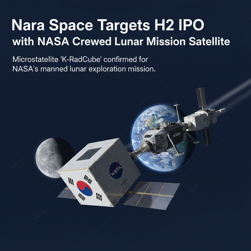 Nara Space Targets H2 IPO with NASA Crewed Lunar Mission Satellite
