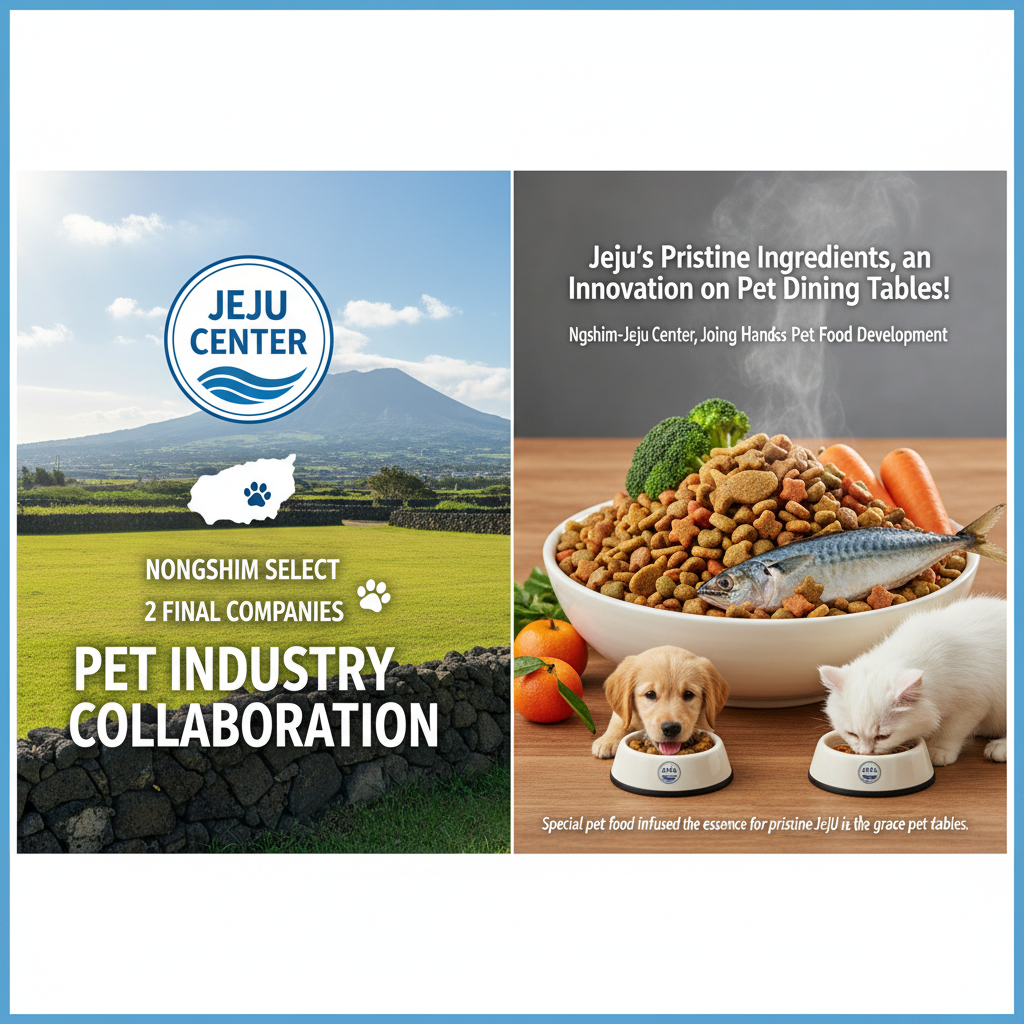 Jeju Center, Nongshim Select 2 Final Companies for Pet Industry Collaboration