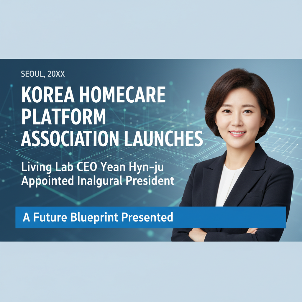 Korea Homecare Platform Association Launches, Living Lab CEO Yeon Hyun-ju Appointed Inaugural President