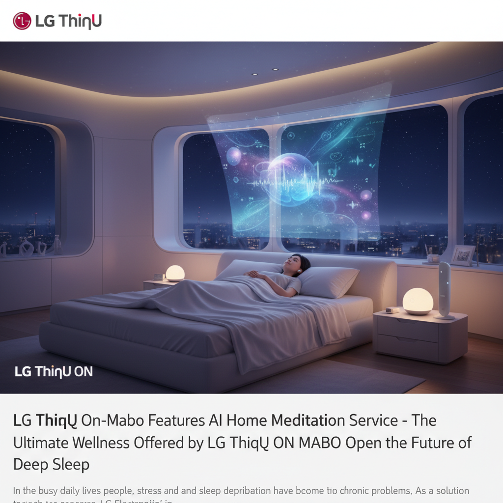 LG ThinQ On-Mabo Features AI Home Meditation Service