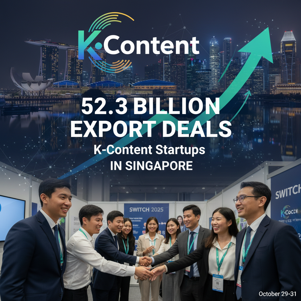 K-Content Startups Secure 52.3 Billion Export Deals in Singapore
