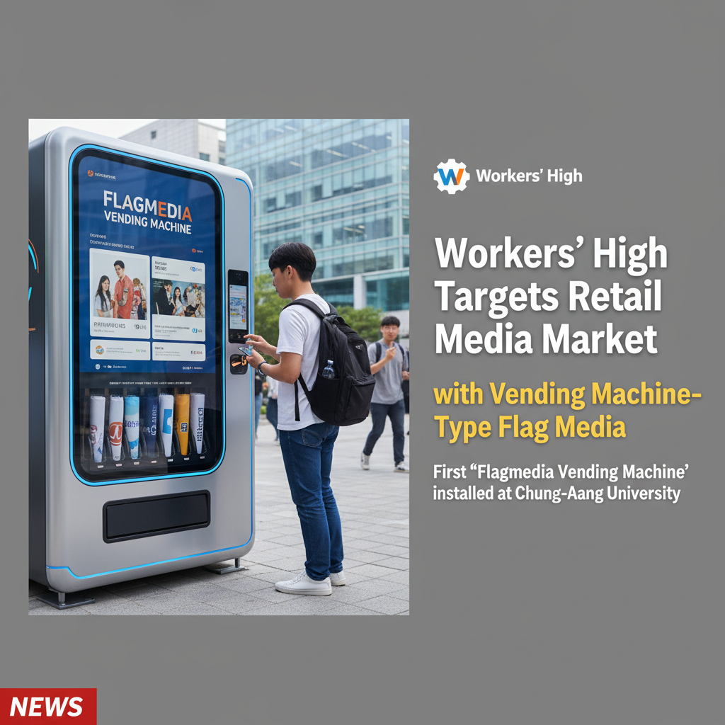 Workers' High Targets Retail Media Market with Vending Machine-Type Flag Media