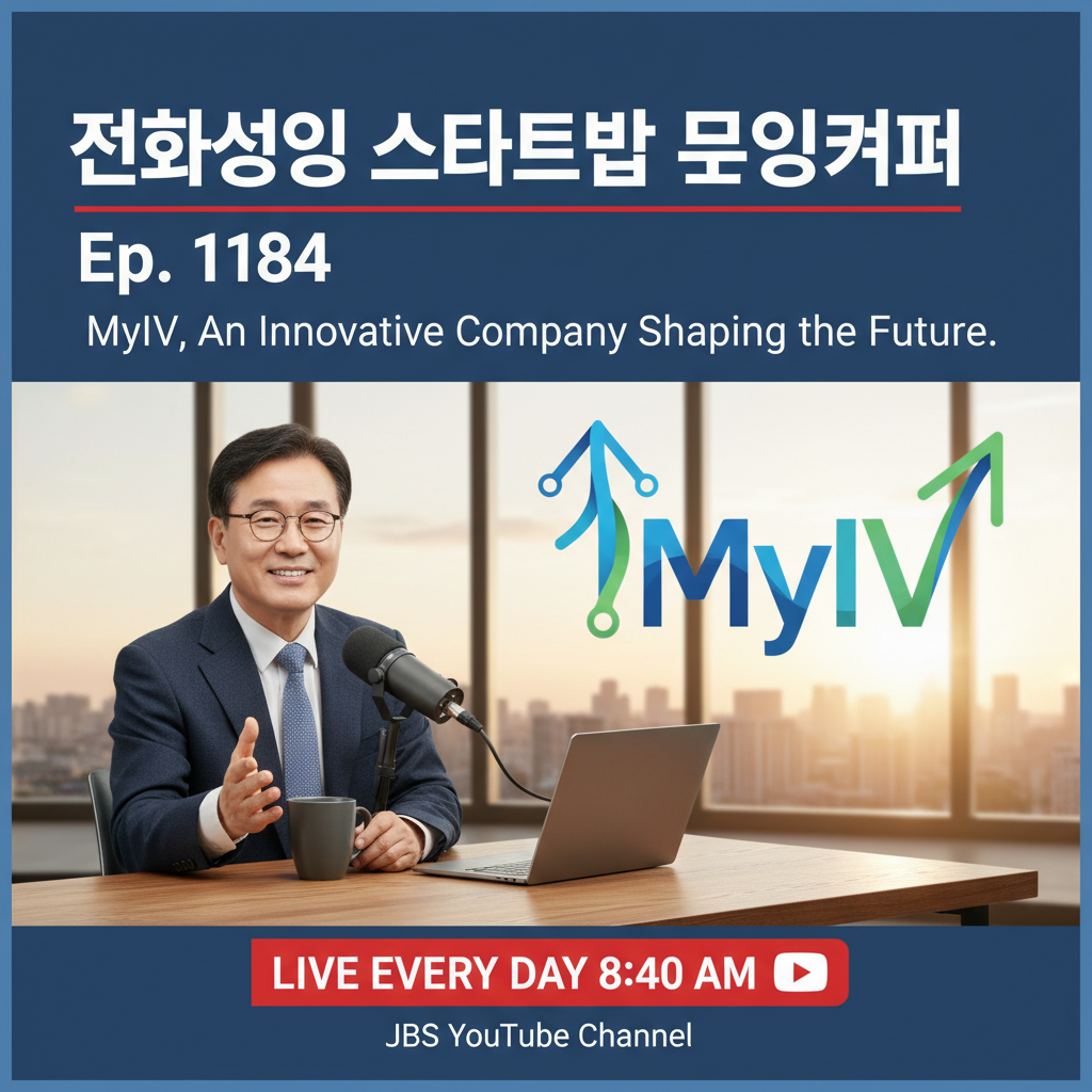 Jeon Hwa-sung's Startup Morning Coffee Ep. 1184: MyIV, An Innovative Company Shaping the Future