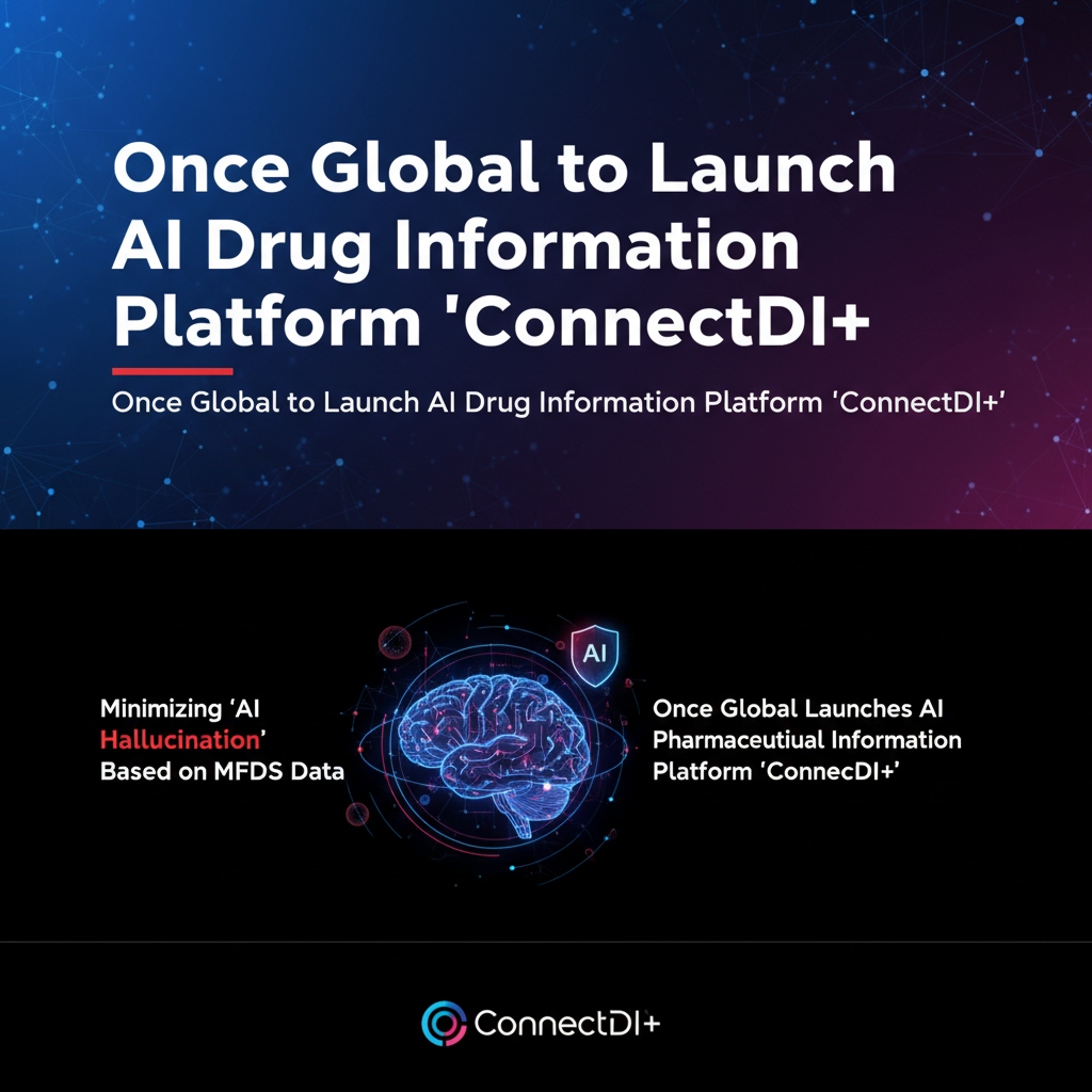 Once Global to Launch AI Drug Information Platform 'ConnectDI+'