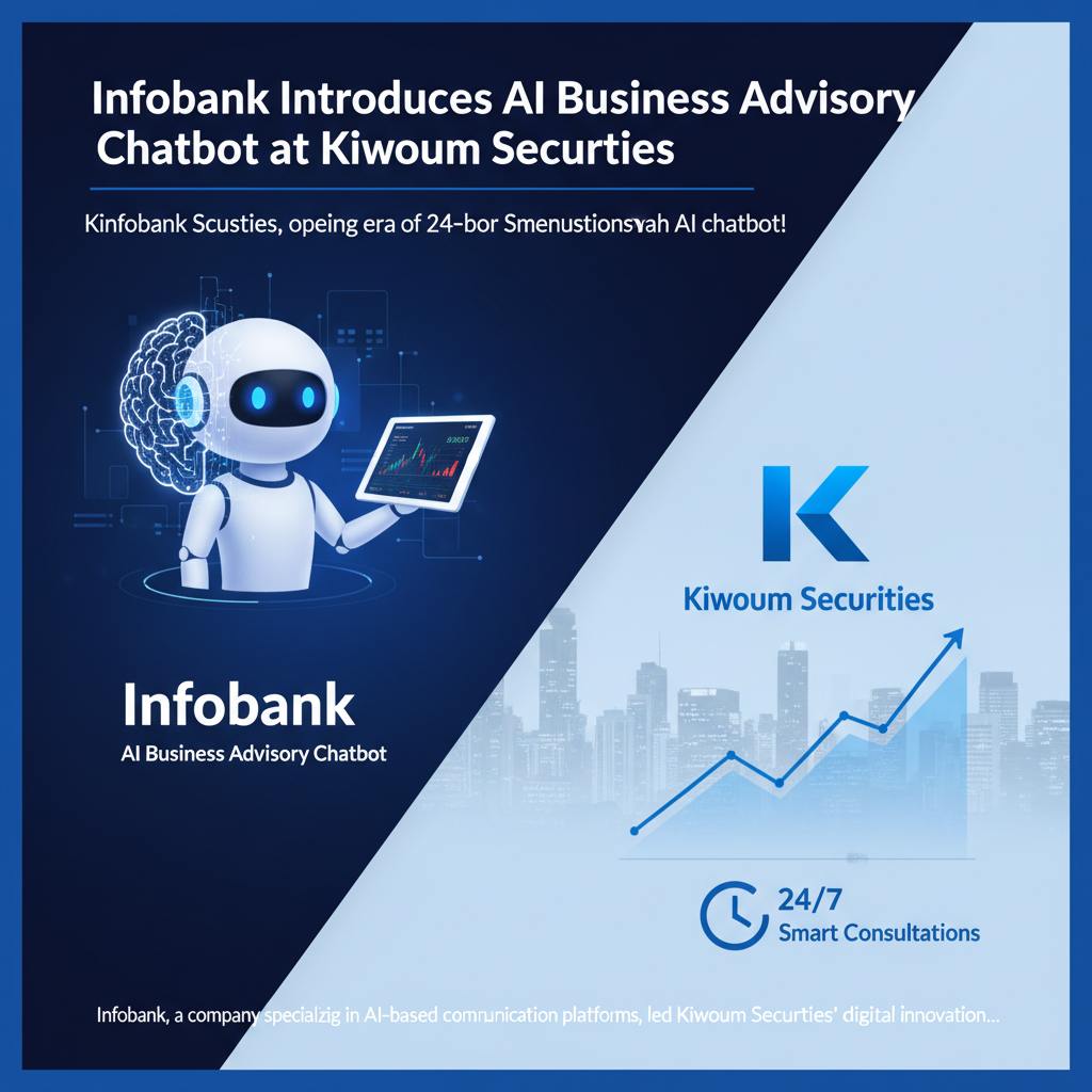 Infobank Introduces AI Business Advisory Chatbot at Kiwoom Securities
