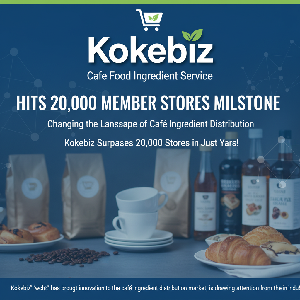 Kokebiz: Cafe Food Ingredient Service Hits 20,000 Member Stores Milestone