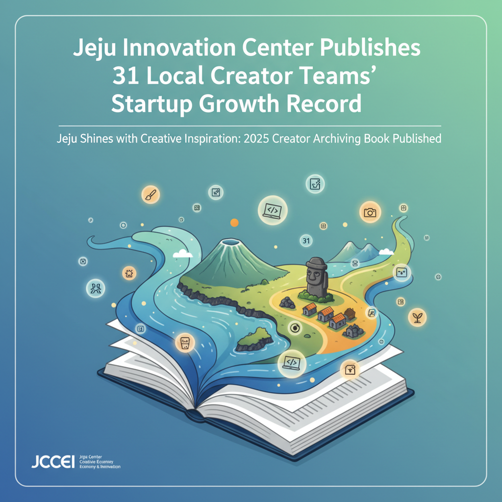 Jeju Innovation Center Publishes 31 Local Creator Teams' Startup Growth Record