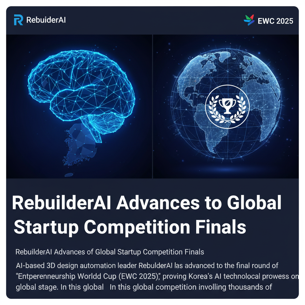 RebuilderAI Advances to Global Startup Competition Finals