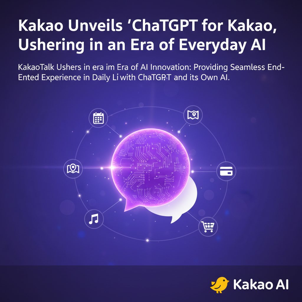 Kakao Unveils 'ChatGPT for Kakao', Ushering in an Era of Everyday AI