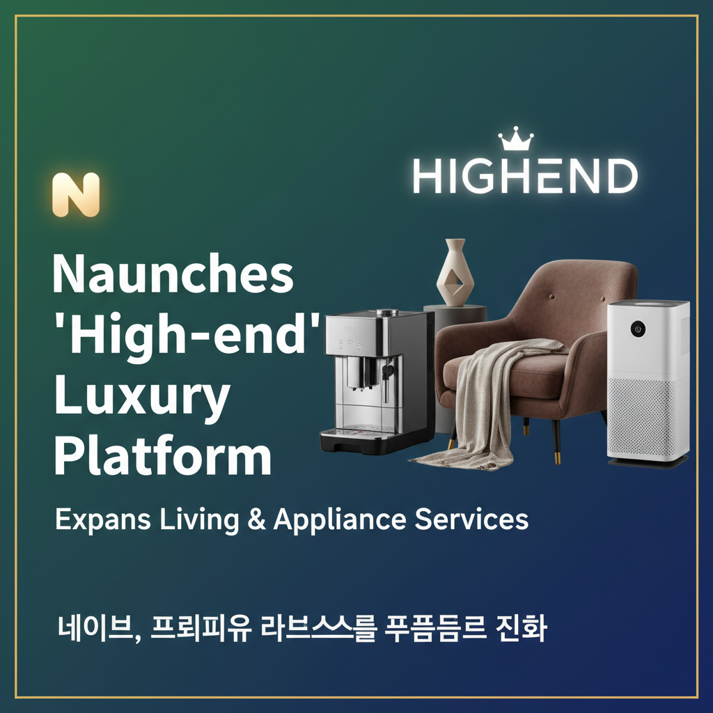 Naver Launches 'High-end' Luxury Platform, Expands Living & Appliance Services