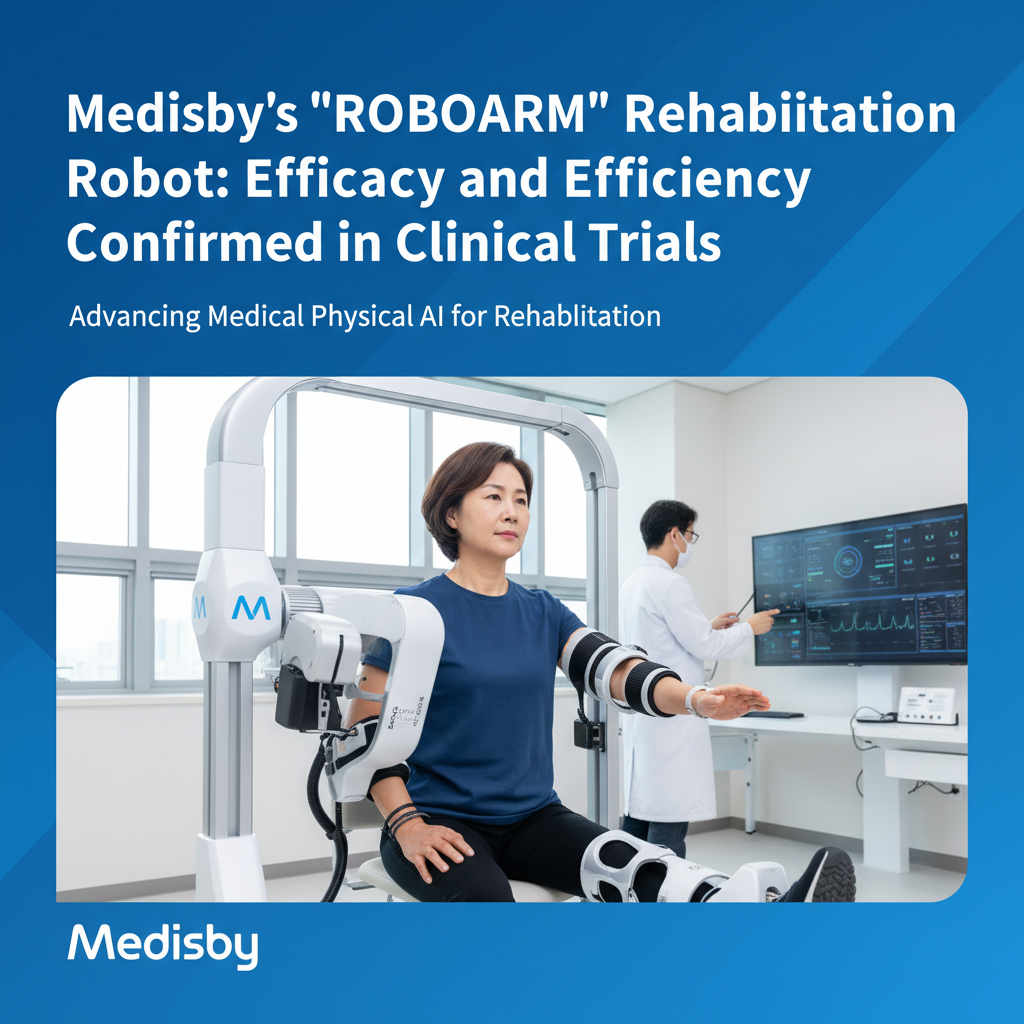 Medisby's 'ROBOARM' Rehabilitation Robot: Efficacy and Efficiency Confirmed in Clinical Trials