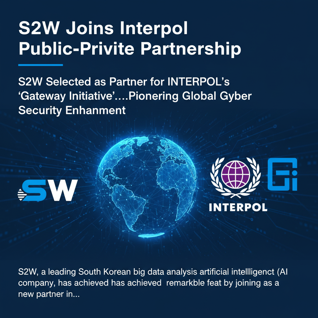 S2W Joins Interpol Public-Private Partnership