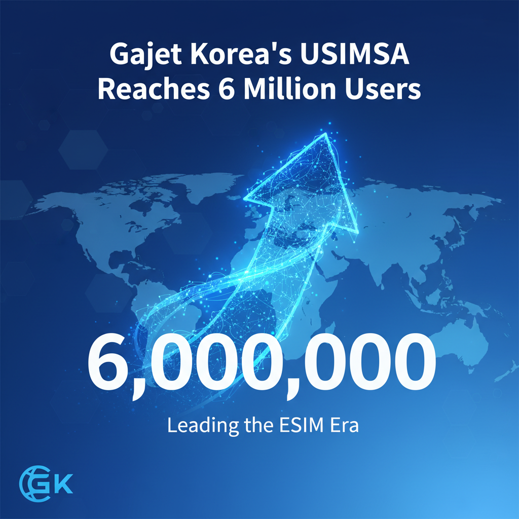 Gajet Korea's USIMSA Reaches 6 Million Users