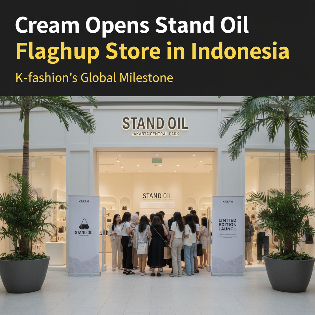 Cream Opens Stand Oil Flagship Store in Indonesia