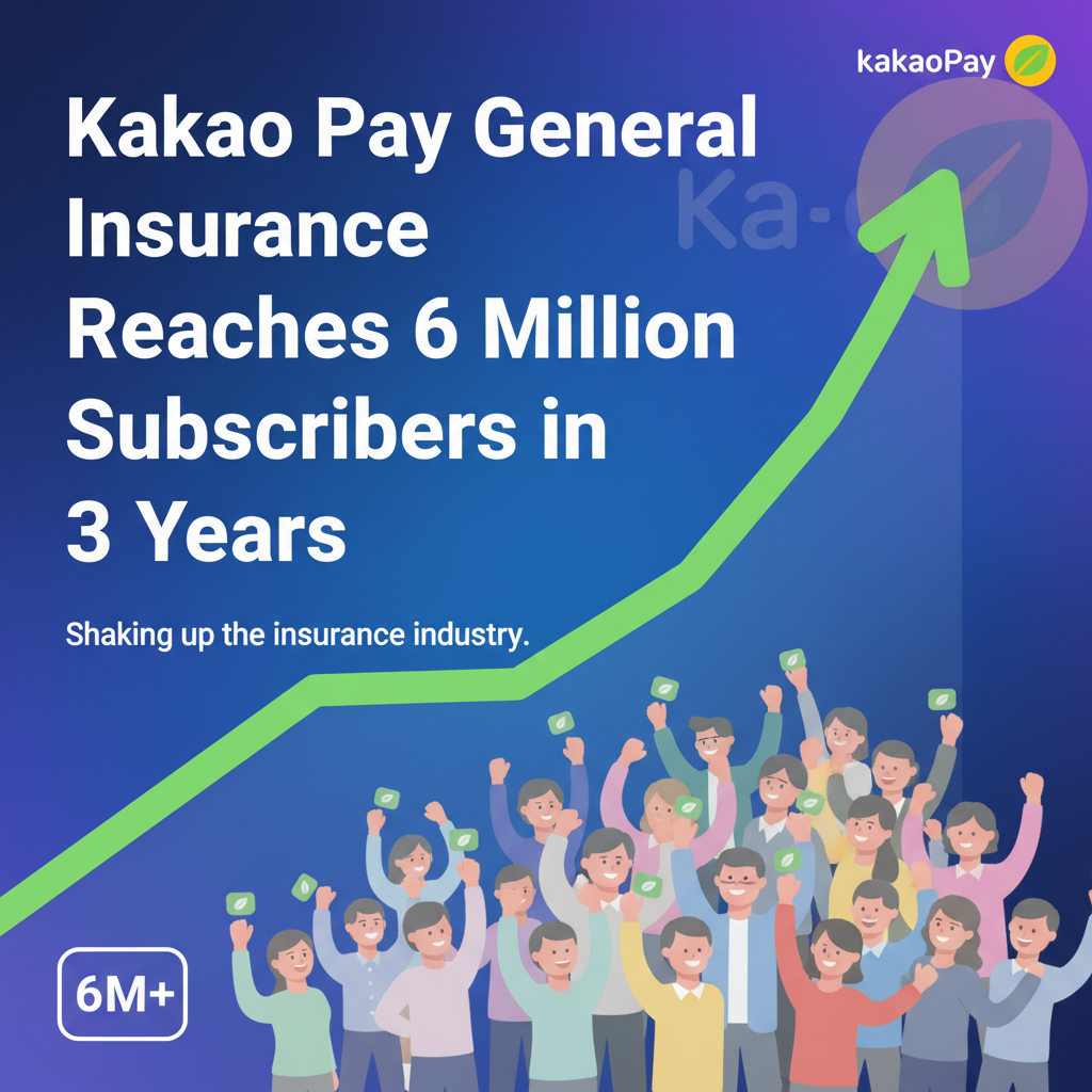 Kakao Pay General Insurance Reaches 6 Million Subscribers in 3 Years