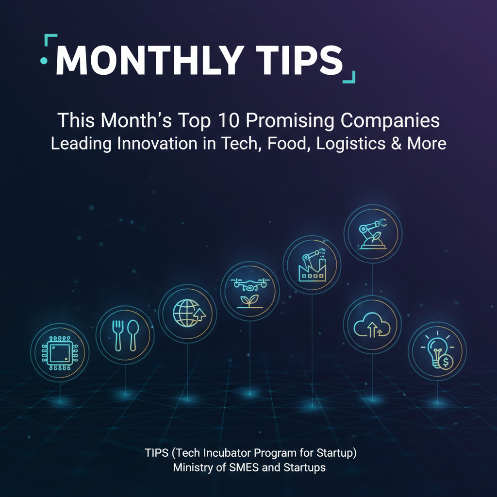 [Monthly TIPS] This Month's Top 10 Promising Companies Leading Innovation in Tech, Food, Logistics & More