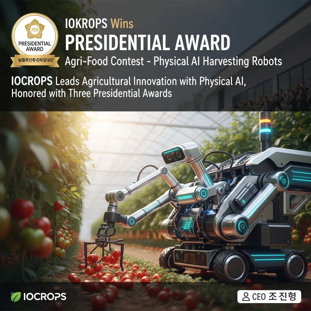 IOKROPS Wins Presidential Award at Agri-Food Contest for Physical AI Harvesting Robots