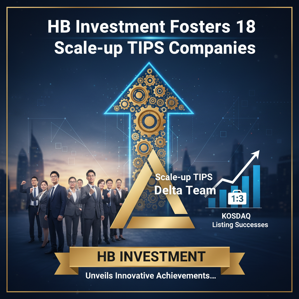 HB Investment Fosters 18 Scale-up TIPS Companies