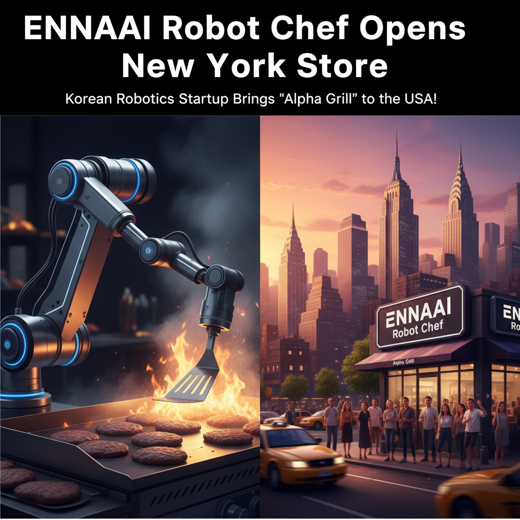 ENNAAI Robot Chef Opens New York Store