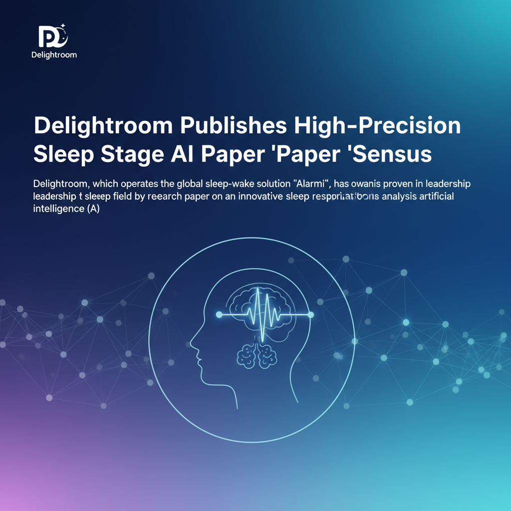 Delightroom Publishes High-Precision Sleep Stage AI Paper 'Sensus'