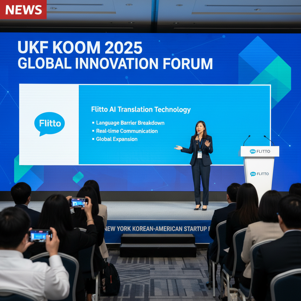 Flitto Showcases AI Translation Technology at New York Korean-American Startup Forum