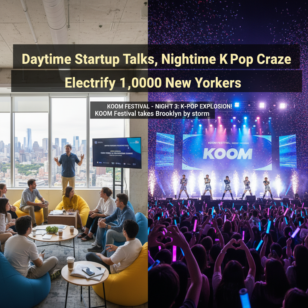 Daytime Startup Talks, Nighttime K-Pop Craze Electrify 10,000 New Yorkers