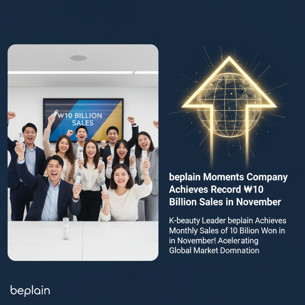 beplain Moments Company Achieves Record ₩10 Billion Sales in November