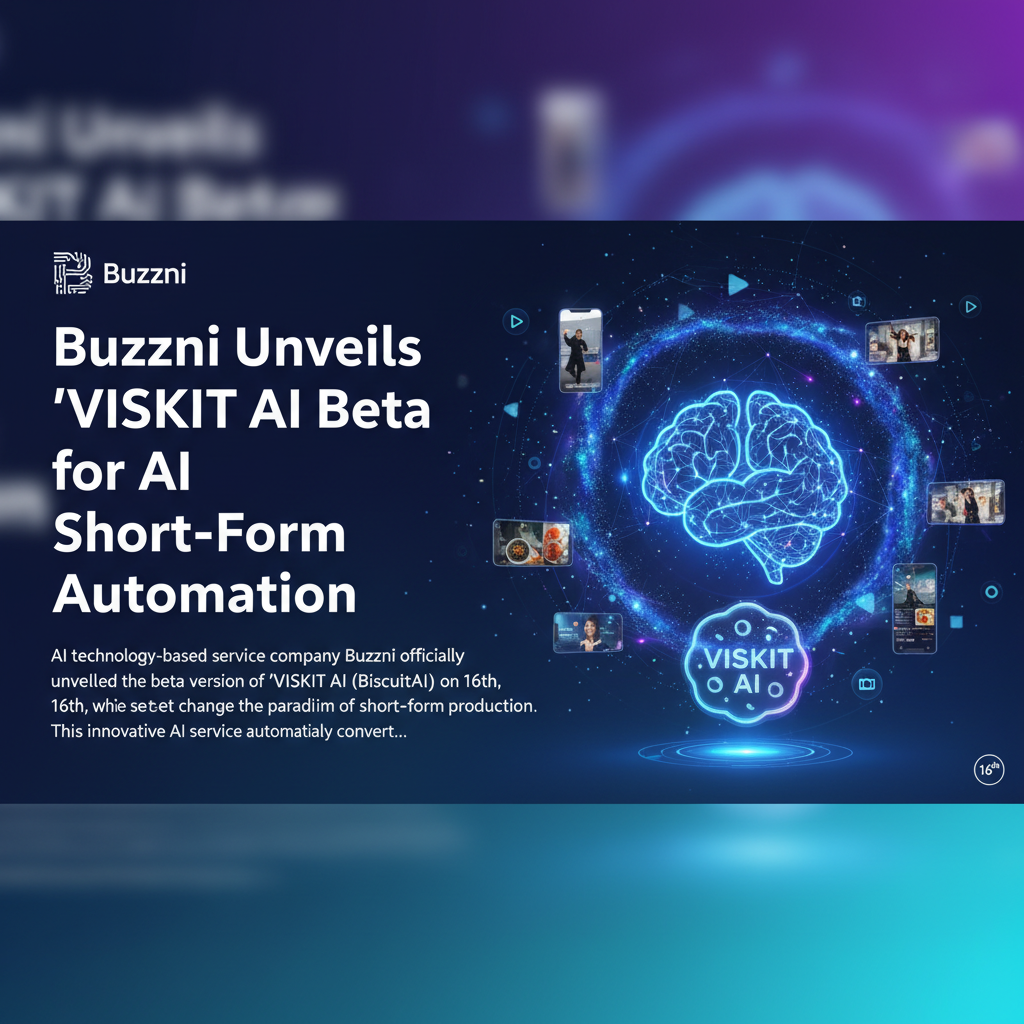 Buzzni Unveils 'VISKIT AI' Beta for AI Short-Form Automation
