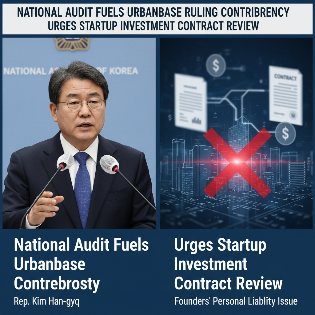 National Audit Fuels Urbanbase Ruling Controversy, Urges Startup Investment Contract Review