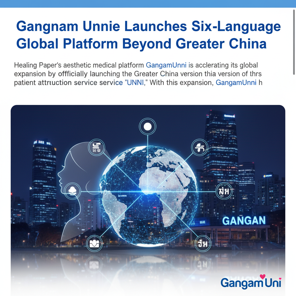 Gangnam Unnie Launches Six-Language Global Platform Beyond Greater China
