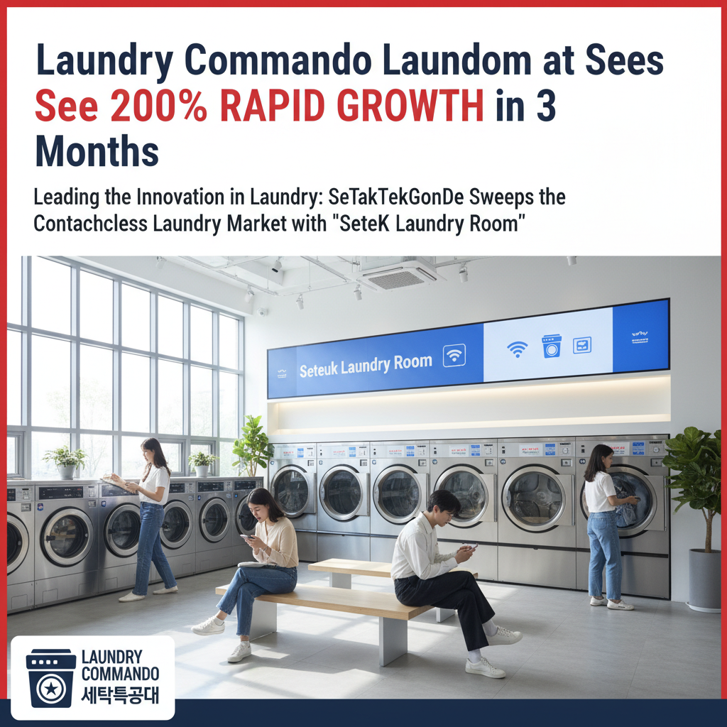 Laundry Commando Laundromat Sees 200% Rapid Growth in 3 Months