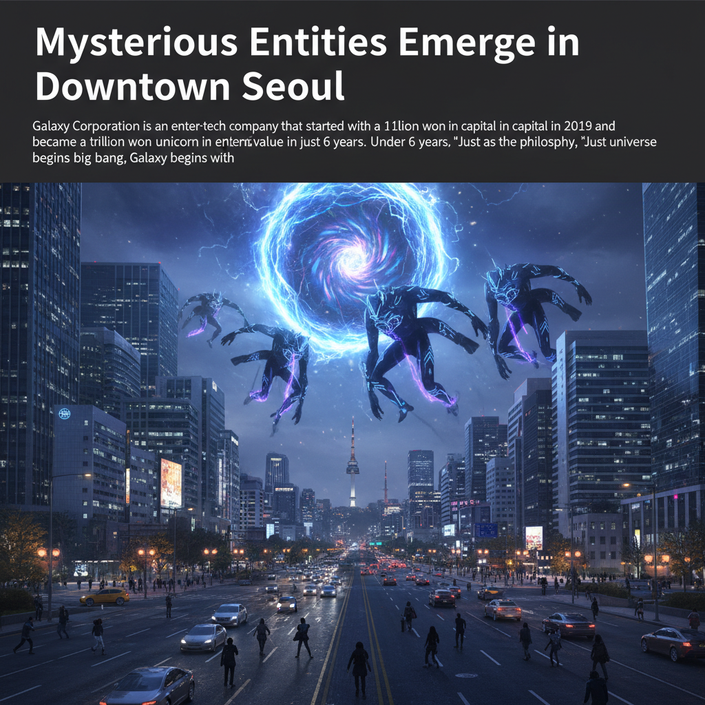 Mysterious Entities Emerge in Downtown Seoul