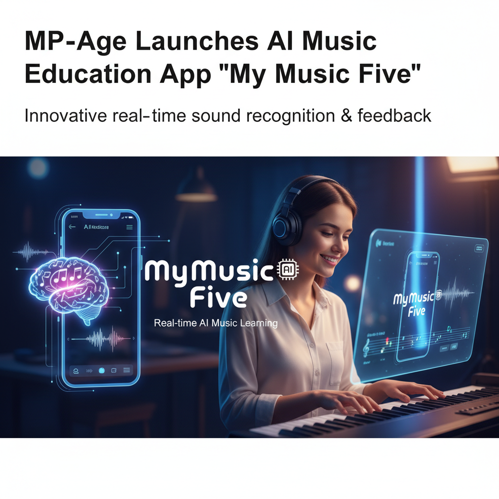 MP-Age Launches AI Music Education App 'My Music Five'