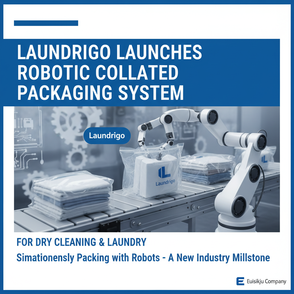 Laundrigo Launches Robotic Collated Packaging System for Dry Cleaning & Laundry