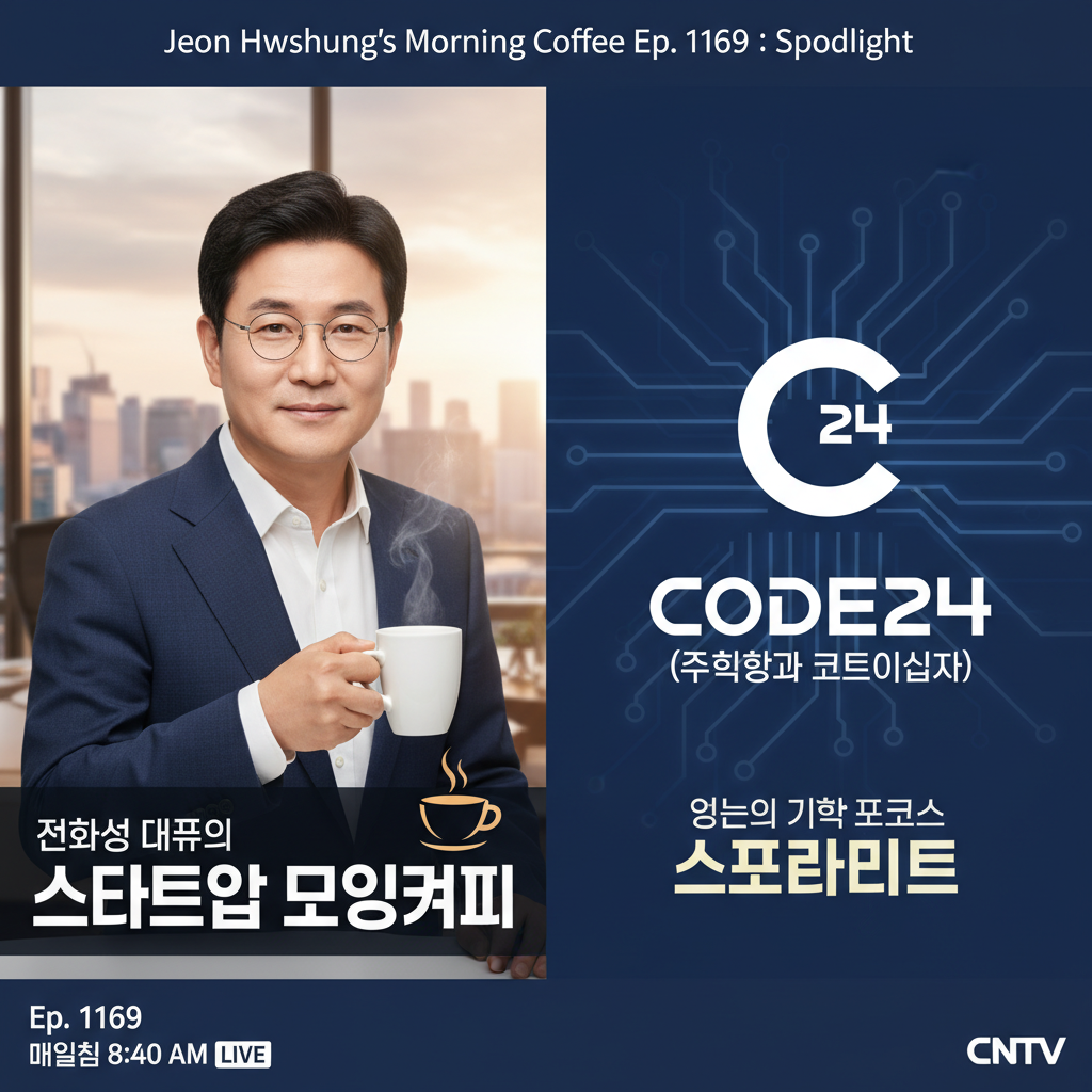 Jeon Hwa-sung's Startup Morning Coffee Ep. 1169: Spotlight on Code24